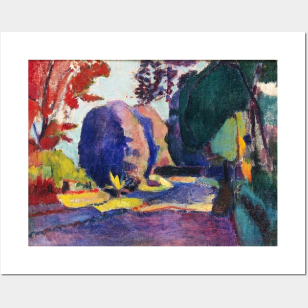 HIGH RESOLUTION The Luxemourg Gardens Henri Matisse Wall Art by buythebook86